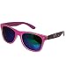 Produktbild Hornbrille Atzenbrille Nerd Brille Klar oder als Sonnenbrille wayfarer Brille Nerdbrille in verschiedenen Farben. (Pink England Muster 2)