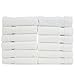 Produktbild Bare Cotton Luxury Hotel & Spa Towel 100% Genuine Turkish Wash Cloths Dobby Border, White, Set of 12 by Bare Cotton