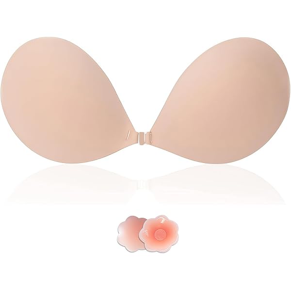 Soutien-Gorge Adhésif Invisible Sans Bretelles - Lot De 2 Paires - Lifting Et Couverture - 11 Cm