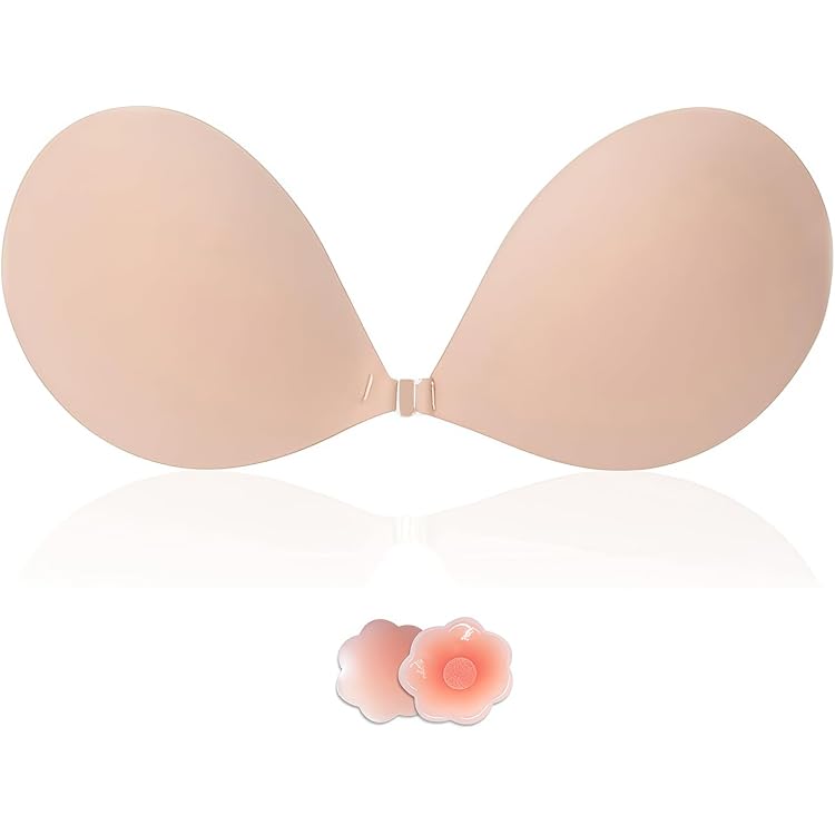YEJAHY Lot de 2 Soutiens-Gorge Invisibles Push-up pour