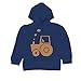 Inda-Bayi Baby-Toddler-Kids Cotton Hoodie T-Shirt - tractor