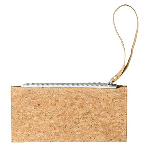 mDesign Accessoire Organizer – Aufbewahrungstasche für Pflegebedarf, Haarschmuck und Schminke – Behälter für Pflegeprodukte in schöner Kork-Optik – Größe: Klein - 5