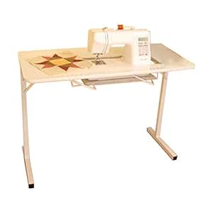 Amazon.de: Bastel- und Hobby-Tisch | Farbe weiß | Komplett Montiert