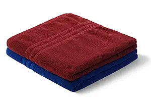 Indoor Lifestyles Cotton Bath Towels Set of 2 ? Extremely Soft, Fade Resistant & Highly Absorbent Towel for Men, Women, Boys, Girls & Kids | Used for Bath, Gym, Workout, Beach & Pool | 29?59 Inches