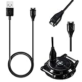 Longitud del cable: 75 cm. Cable de Carga de Datos USB para Garmin Forerunner 935 Garmin Fenix 5 5X 5S Plus D2 Charlie Quatix 5 Garmin Vivoactive 3 3 Music Vivosport Garmin Approach S60 Approach X10 X40 GPS Watch