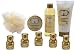 Royal Jelly Luxury Pamper Set with 5 x 10g Lindt Milk Chocolate Bears & Red Gift Bag