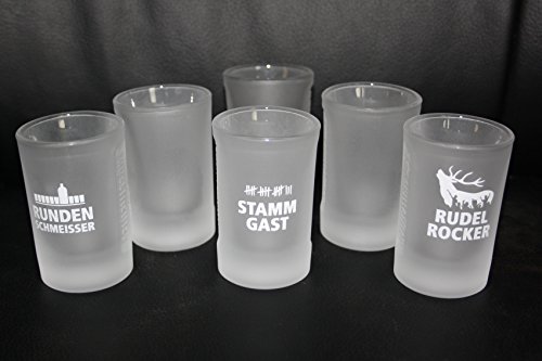 Preisvergleich Produktbild 6 Jägermeister Shot Gläser weiß geeicht 2cl