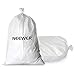 Produktbild Neewer 20 Pack 8 "x6" / 21cmx15cm Leere Weiße Gewebte Polypropylen Sandsäcke mit UV Schicht Schutz für Hochwasserschutz , Bauprojekte, Auffahrt und Verkehrskontrolle