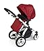 UNIVERSAL FOOTMUFF COSY TOES FITS BUGGY & ALL PUSCHAIR ACCESSORIES - RED