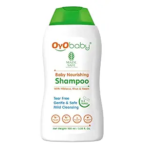 OYO BABY Baby No More Tears Baby Shampoo for Newborn Babies 100ml
