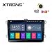 Produktbild XTRONS 9" Android Autoradio mit Touchscreen Android 8.1 Quad Core Multimedia Player Full RCA Ausgang unterstützt WiFi 4G Bluetooth 2GB RAM 16GB ROM DAB OBD2 Car Auto Play TPMS FÜR VW/Seat/Skoda