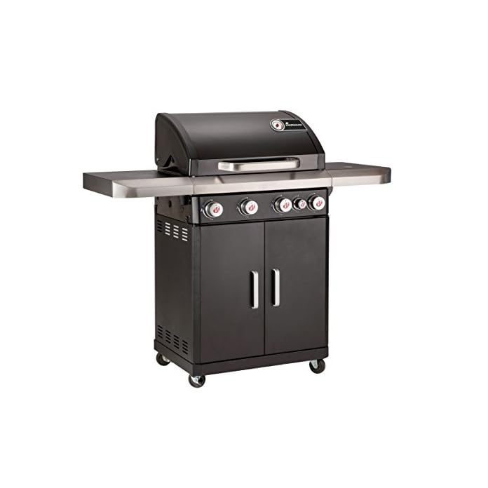 Landmann Rexon 41 Pts Gasgrill Silberschwarz 52 X 112 X 134 Cm