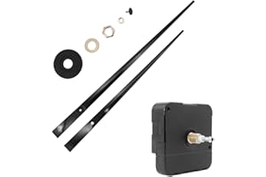 ISAKEN Movimento dell'orologio a Coppia Grande, Movimento dell'orologio al Quarzo Fai da Te, Meccanismo del Movimento dell'orologio da Parete al Quarzo Fai da Te.