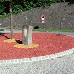 Farbiger Rindenmulch Holzdekor Garten-Deko Mulch 60Ltr. – verschiedene Farben (Orange) - 4