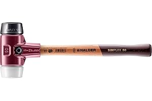HALDER 3027.050 - Maza de goma + Superplástico (50 mm)
