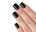 Elegant Touch Pre Polished Nails with self adhesive tabs  - Jet Black - 301