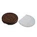 SODIAL(R) Portable Cute Chocolate Cookie Shape Cosmetic Makeup Mirror + Comb Lady Girl