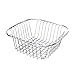 Produktbild YC electronics Edelstahl-Küchen-Regal, Abfluss-Gestell, Abfluss-Korb, Wannen-Bassin, Wasser-Filter-Korb, Wanne, Obst und Gemüse Korb (Größe : 35CM)