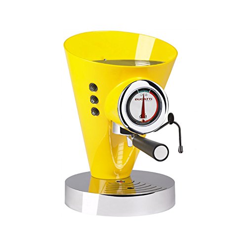 spécification Bugatti de 15 edivac6 Machine pour café espresso et Cappuccino Diva Evolution, jaune