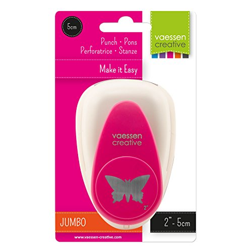 Vaessen Creative 21437-007 Stanzer Jumbo Schmetterling Kartenkarton, 5 cm, Metall / Plastik, lila, 12.7 x 8.5 x 6.7 cm - 4