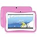 Produktbild GBlife Kinder Tablet PC, 7.0 Zoll Tablet mit Silikonhülle, Android 4.4 Quad Core 1.2 GHz, 1 GB RAM + 16 GB ROM, 0.3MP Kameras, WIFI, Bluetooth (Rosa)