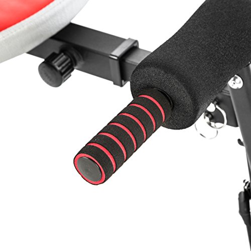 Ultrasport GymChair, Ganzkörpertrainer klappbar, Fitnessgerät für Zuhause, Heimtrainer mit Massagefunktion, Sportgerät für Ganzkörper Training für Bauch, Bizeps, Rücken, Arme - 4