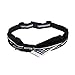 Produktbild Laufgürtel Running Belt Bauchtasche für Handy iPhone Geld Schlüssel, Hüftgürtel Fitnessgürtel Hüfttasche für Reisen Fitnessstudio Joggen Radfahren und andere Outdoor Aktivitäten, von AGPTEK, Schwarz