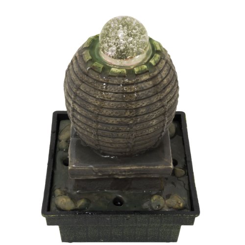 Heitronic LED Zimmerbrunnen Neapel, Glas/ Kunststoff, 35021 - 6