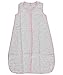 Hudson Baby Baby Girls' "Adorned Circles" Cotton Muslin Sleeping Bag - pink/white, 6 - 12 months