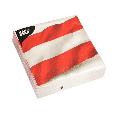 Servietten „ÖSTERREICH / AUSTRIA“ (33 x 33 cm / 3-lagig – 50 Stück) XXL – PACK - 2