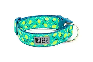 RC Pets 1-1/2 Inch Wide Adjustable Dog Clip Collar, Medium, Lemonade