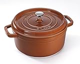 Staub 40511-298-0 Cocotte Ronde Fonte Cannelle 28 cm