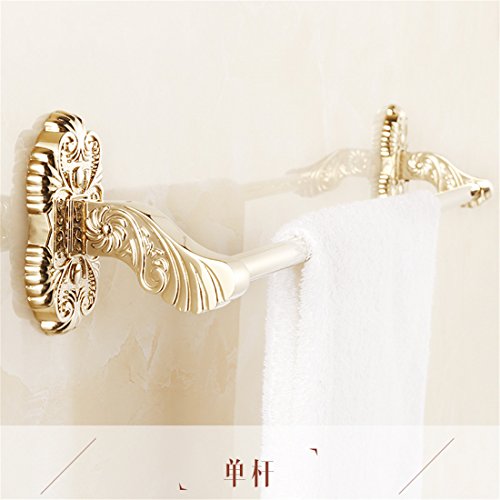 Preisvergleich Produktbild STAZSX Europäischen Antike Badezimmer Accessoires Bad Rack, gold Einhebel