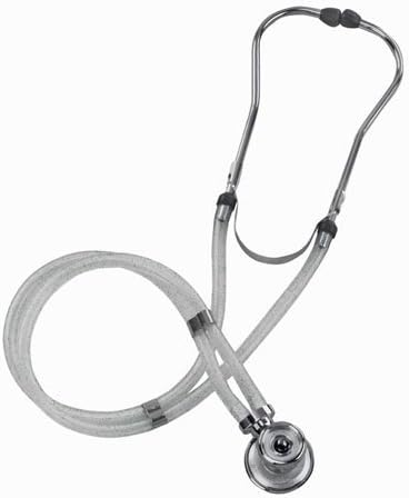MABIS Legacy Sprague Rappaport-Type Stethoscope, Slider Pack, Teal Glitter, 30 Inch by MABIS DMI Healthcare