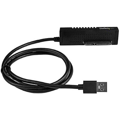 StarTech.com Câble adaptateur USB 3.1 (10 Gb/s) pour disques durs / SSD SATA III 6 Gb/s de 2,5" et 3,5" - Adaptateur USB 3.1 vers HDD SATA