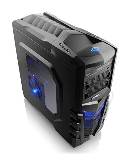 Gaming PC CSL Speed Vision X7789 inkl. Windows 10 – Leiser Gamer PC mit Intel Core i7-7700 4x 3600MHz, 16GB DDR4 RAM, 240GB SSD, 1000GB SATA, GeForce GTX 1060, DVD, 24 Zoll ASUS TFT, USB 3.1 Gen 2 - 4