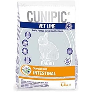 Cunipic Vetline spezielle Diätenkaninchen Instestinal, 1. 4 Kg