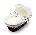 Kinder Valley Wicker Moses Basket (Vanilla Waffle Dark)