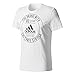 Produktbild adidas Herren Essentials Badge Tee T-Shirt, Weiß, XS