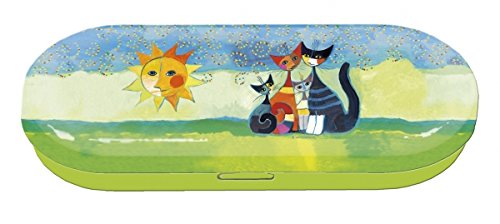 Fridolin 18713 Brillenetui "Rosina Wachtmeister - Momenti di felicità", Metall, bunt, 16 x 6,6 x 2,8 cm