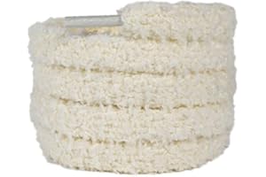 WANYI Lacet Fluffy 2 Paires 1CM de Largeur Lacets Chaussures des Lacets Peluche 100CM Fluffy Laces de Rechange pour Baskets, Sneakers, Chaussures