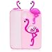 Price comparison product image HongYong Flamingo Case for iPhone X/Xs,Soft 3D Silicone Case,Cute Animal Rubber Cover,Cool Kawaii Cartoon Gel Cover for Kids Girls Fun Soft Silicone Shell