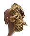 SWEET SHORT CURLY PONY TAIL HAIR EXTENSION, (CLAW GRIP) (15 Honey Blonde)