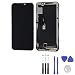 Produktbild jiujinyi LCD Touchscreen Für iPhone X 10 Display Ersatz Bildschirm Front Komplettes Glas mit Werkzeuge Für iPhone X Schwarz