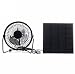 Produktbild 4 Zoll Khlung Lfter Fan USB Solar Panel Eisen Fan Fr Home Office Outdoor Reisen Angeln