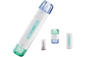 AITIME RGP Hard Contact Lens Case with Plunger, Semi-Scleral Design Lens Insert Tool and Remover, Portable Contact Lens care Storage Container Box, 4.3x1x1 (2021)