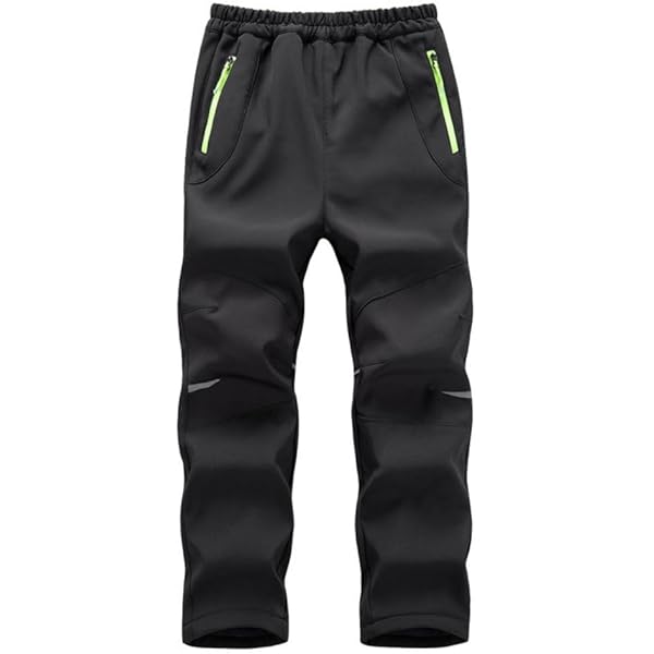 Hpbygstae Softshellbroek voor kinderen, waterdichte thermische broek