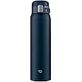 Zojirushi (ZOJIRUSHI) Water bottle direct drinking [One-touch open] Stainless mug 600ml Navy SM-SF60-AD