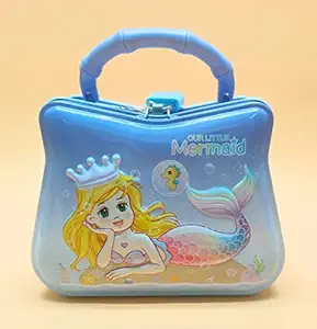 Tera13 Mermaid Piggy Bank for Kids Girls Money Bank for Girls Kids Lock Stylish Mermaid Theme Return Gift (Mermaid Piggy Bank)