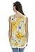 Bearsland Women's Chiffon Sleeveless Summer Breastfeeding Nursing Top Yellow UK Size 14-16